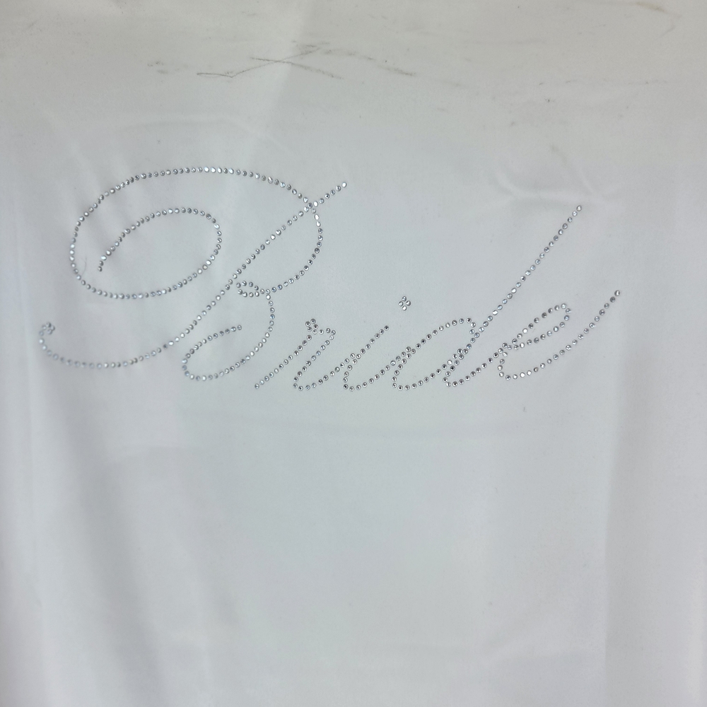 Bride Rhinestone Robe And Bride To Be Sash - Picture 2 of 7